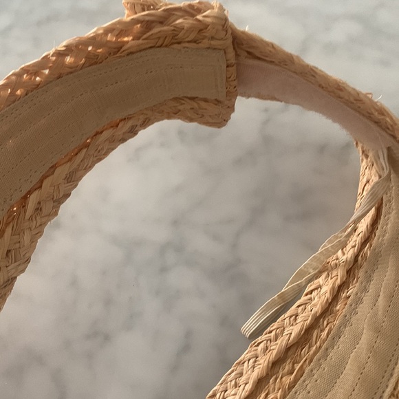 Straw wide brim adjustable visor - Picture 4 of 4